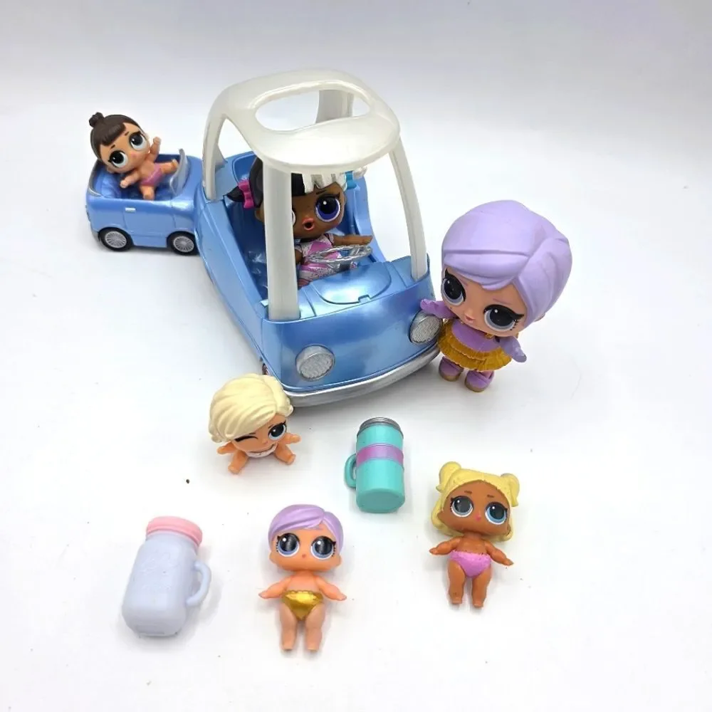 LOL Surprise Tots And LIL Sister Little Tikes LOL Surprise Doll Blue Cozy Coupe